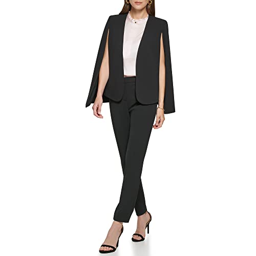 DKNY Women's Open Front Blazer Cape4