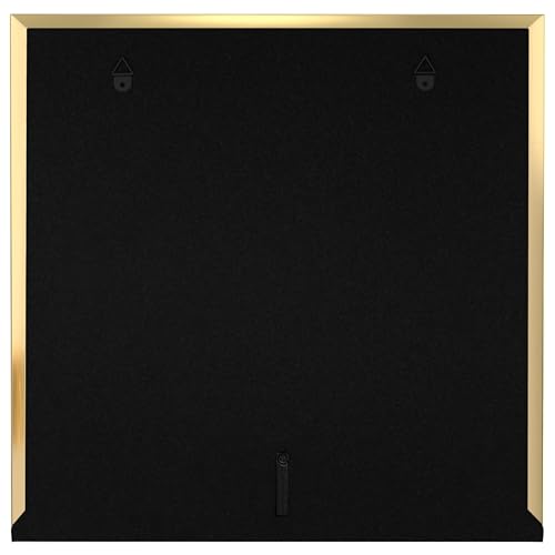 Image of eletecpro 12x12 Enamel Picture Frame with Real Glass Cover, Square Photo Frame Display Pictures 10x10 with Mat or 12 by 12 Without Mats for Wall Decor, Pink, 1 Pack