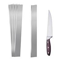 5 Stück 1095 Messerherstellung Messerstahl,Federstahl für Heimwerker Roh Blech Metall Messerherstellung Werkzeug,30x3,2x0,3 cm