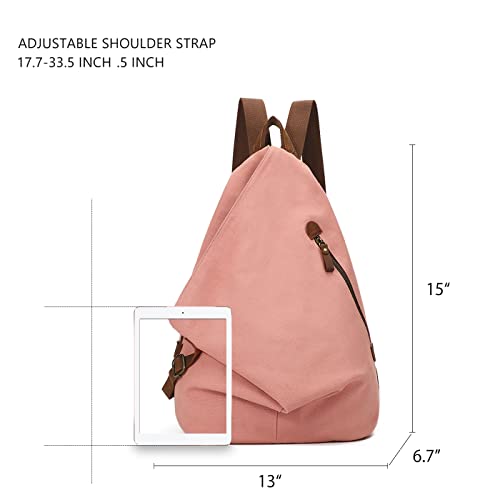 Kl928 6882 Canvas Vintage Backpack thumb #1