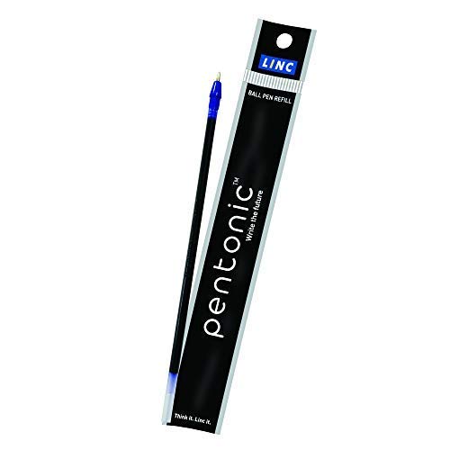 PentonicBall Pen Refills (0.7 mm, Blue Ink, Pack of 10)