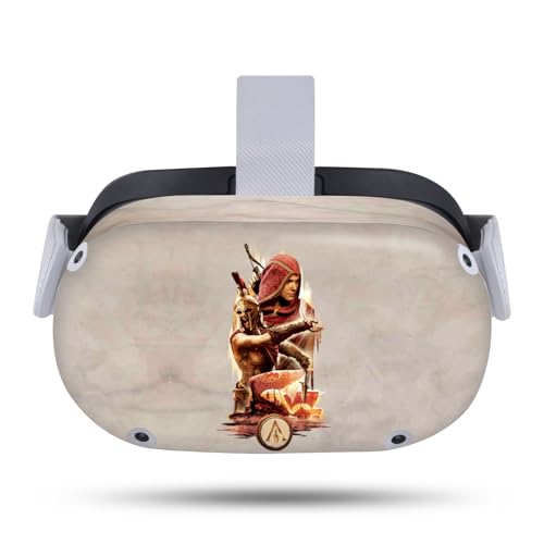 Head Case Designs Officially Licensed Assassin's Creed Kassandra Odyssey Artwork Vinyl Sticker Skin Decal Cover Compatible with Meta Quest 2