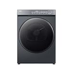 Haier X Series 7 Tumble Dryer, Heat Pump, 10kg, 1400 rpm, A+++ Energy Rating, Removes Odours and Bacteria,Twin Turbo, 14 Programmes, Graphite, 61x60x85 cm - HD100-C367GU1-UK