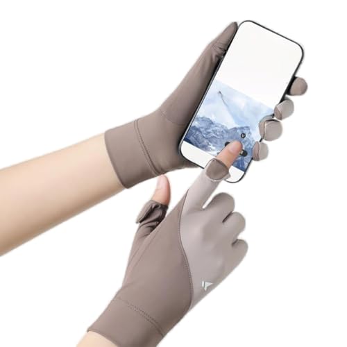UV Sun Protection Gloves Women Touchscreen Non Slip Driving Gloves, Full Finger Ice Silk Thin Gloves for Travel Golfing Running - Image 5