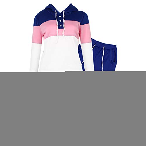 KINTRADE Mujer Casual Chándal Sudadera con Capucha Sudadera Pantalones Suéter Jogger Trajes Conjunto