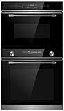 Cookology 72L Built-In Electric Oven & 44L Compact Microwave Oven Pack