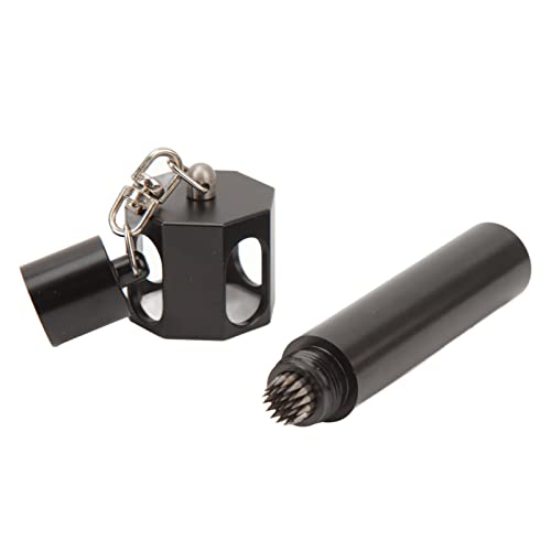 Soporte de Tiza de Señal de Piscina, 3 en 1 Magnetic Billar Billiard Billiard Tip Pricker Billiard Tool Tool Tail Pool Accessory Black