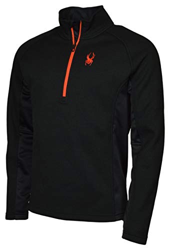 Spyder Men's Half-Zip Outbound Stryke Sweater Jacket - M - Black2