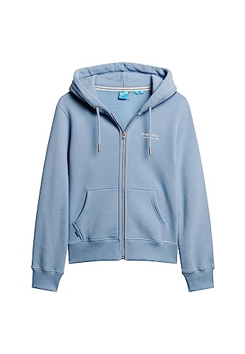 Superdry - Sudadera con capucha y cremallera esencial, Rich