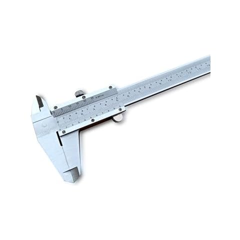 DelitonGude 6 inch Vernier Caliper,Stainless Steel Caliper Measuring Tool, 0-6inch/0-150mm Manual Micrometer, 0.001inch/0.02mm,for Inside,Outside,Depth and Step Measurements Cover
