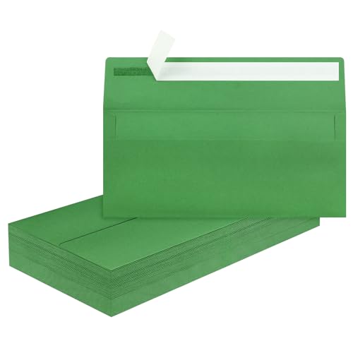 Image of 50 Pcs #10 Business Envelopes, Self Seal Standard Envelopes, Windowless Business Mailing Envelopes for Office, Checks, Letters, Invoices, Statements, Wedding, Size 4-1 /8 x 9-1 /2 inch