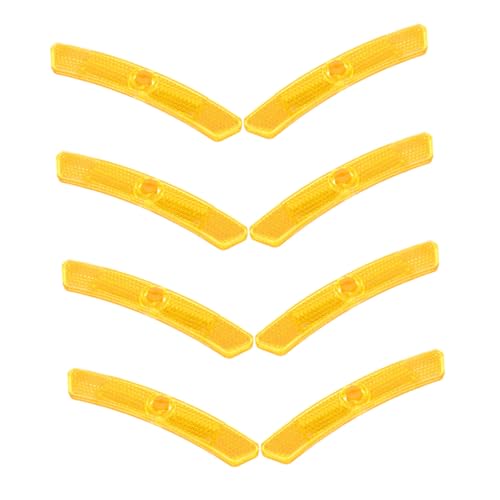 lurrose 8個 自転車用スポーク反射板 夜間 視認性向上 ホイール装飾 山地ロードバイク対応 簡単取付 キッズ対応リフレクター