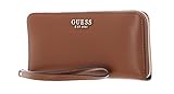Kreditkartensteckplatz GUESS Women Laurel SLG Large Zip Around Bag, Cognac