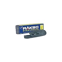 RAKSO Stahlwolle fein 00-1 Banderole à 200g, glättet Hölzer, Reinigung Kunststoffjalousien, Gartenmöbel, aufpolieren Aluminium