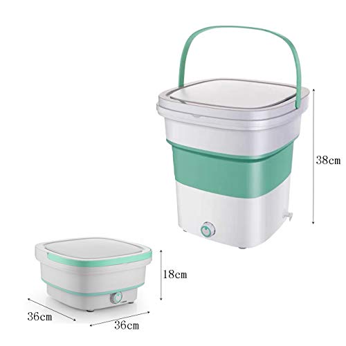 Draagbare Mini Turbo Wasmachine Met Opvouwbare Kuip Compacte Turbine Wasser Travel Wasmachine Camping Appartementen… - Image 3