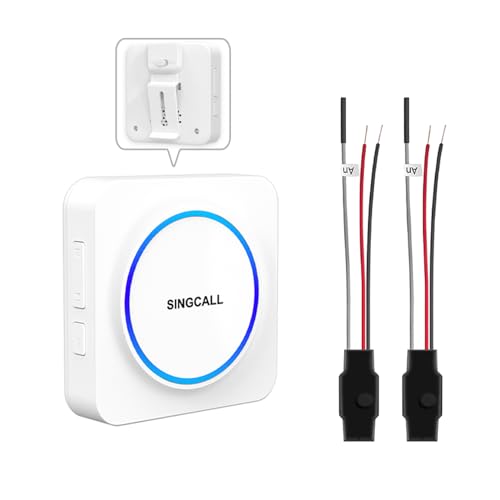 SINGCALL Wireless Doorbell Extender with Portable Receiver