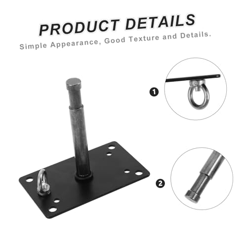 Image of MERRYHAPY Photography Ceiling Mount Bracket 12cm Heavy Duty Wall Plate for Studio Lights Softbox Mounting Kit Compatible with Lighting Equipment for Photo Video Studios