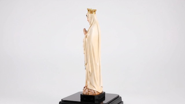 Estatua Nuestra Señora de Lourdes 10.24" miniatura 7