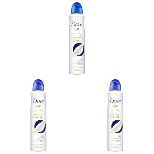 Dove Advanced Care Original 72h Antiperspirant Deodorant 250 mL (Pack of 3)