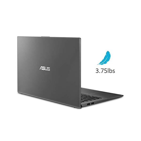 ASUS VivoBook 15 Thin and Light Laptop, 15.6” FHD, Intel i5-1035G1 CPU, 8GB RAM, 512GB SSD, Backlit KB, Fingerprint, Windows 10, Slate Gray, F512JA-AS54