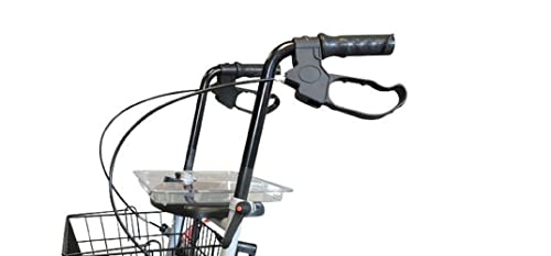 Rollator Primo : déambulateur 4 roues robuste avec rangements - 5