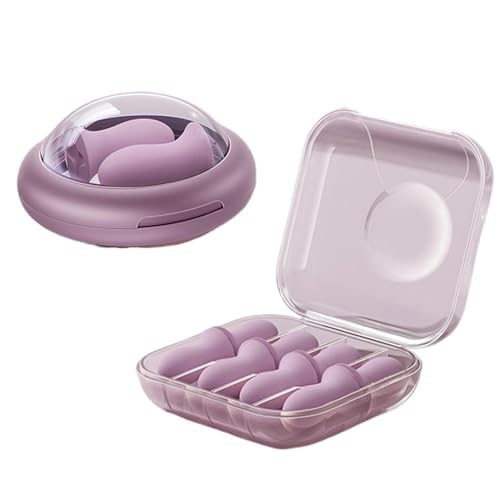 Hearing Protection Plugs, Quiet Relaxation Tools, Travel Safety Accessories, Sturdy Soft Construction, Reusable Ergonomic Form, 