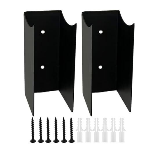 Organizador de herramientas de jardín - 2 Piezas De Acero Antideslizante De Pared Organizador | Estante de Almacenaje para Garaje,para jardín, hogar, taller, ferretería, exterior, equipo deportivo