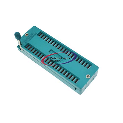 Reland Sun 5PCS Universal 40-Pin ZIF DIP IC Test Board Socket (blue)
