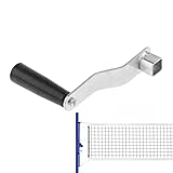 Générique Kurbel des Spanners, Ausrüstung für Spannvorrichtung, Volleyball-Netzspanner aus Metall, für Badminton, Pfosten, Sport, kurze Laufwege, Training