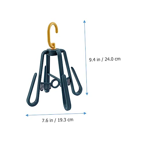 Rack Secador de Zapatos Plegable de Plástico Azul 3 Piezas miniatura 5