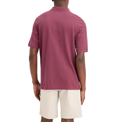 DOCKERS Men's Regular Fit Short Sleeve Performance Pique Polo2