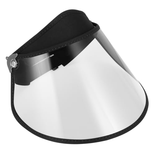 Hemoton Beach Sun Protection Hat Face Cover Cap for Cycling and Outdoor Activities Black