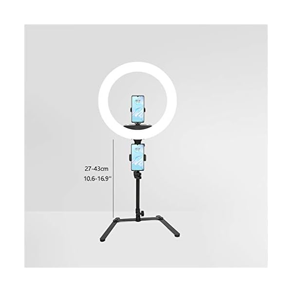 WYH Makeup Licht 18-Zoll-Selfie Ring-Licht 3 Lichtmodi mit Standphone-Inhabern für Vlogging YouTube-Videoaufnahme-Make… – Bild 3