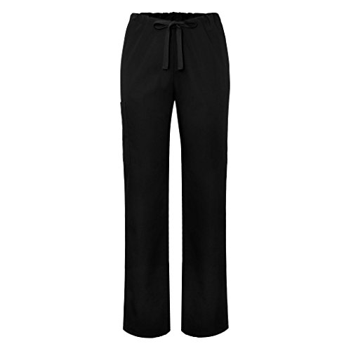 Pantaloni Camice Medico  Pantaloni Unisex Uniforme Ospedale - 504 Colore: Blk | Dimensione: S