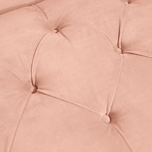 Image of Button Tufted Chaise Settee Sofa (ASHROSE)