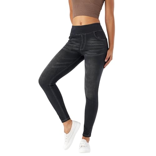 Jean taille haute coupe droite fini les tensions de la taille