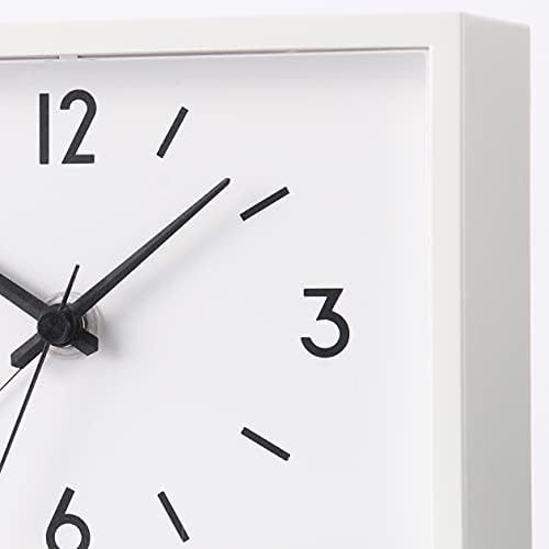 Amazon Co Jp 無印良品 駅の時計 ミニ 置時計 マグネット付 ホワイト 小 ホーム キッチン