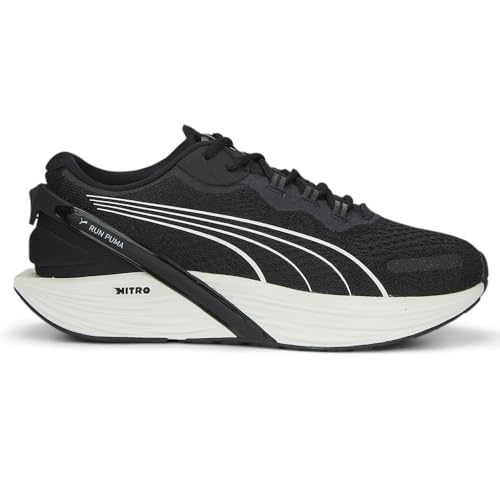 PUMA Womens Run Xx Nitro Nova Shine Running Sneakers Shoes - Black