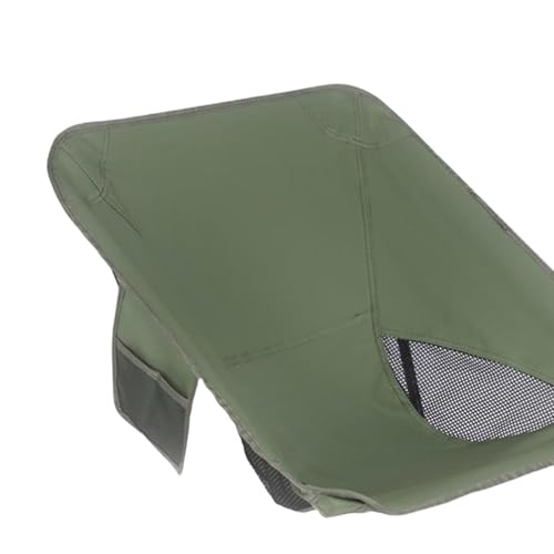Housse de rechange pour chaises pliantes verte idéale pour pique-nique et jardin