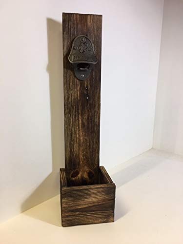 Hardware for You LTD Rustic Hand Made Brains Brewery Wall Mounted CAST Iron Bottle Opener Fixing Screws Supplied