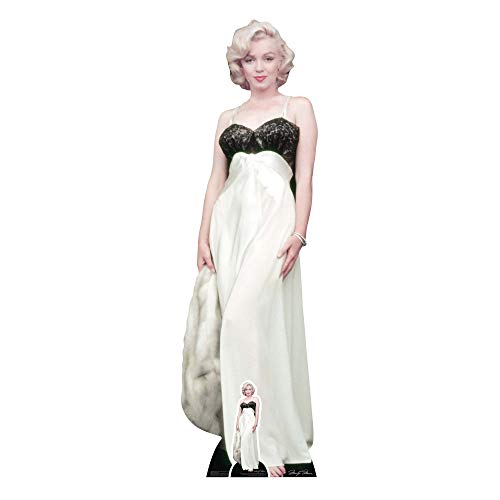 Star Cutouts Ltd Lifesize Card Board Mini Cut Monroe, 169 x 50 x 169 cm, Marilyn Fur
