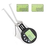 Dasqua Digital Internal Caliper Gage with 0.200'-1' /1.200'-2'/0.400'-1.2' Measuring Range (1.200'-2.0'/30-50mm)
