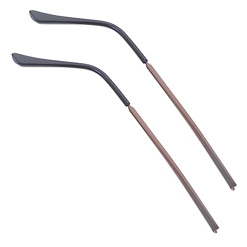 Ipetboom 2 Pairs Replacement Glasses Frame Temple Metal Temple Comfortable and Durable for All of Glasses