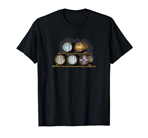Photo de Whisky Casks - Single Malt Fan T-Shirt