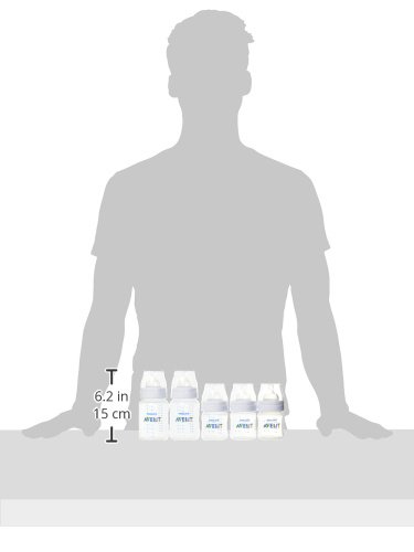 Philips AVENT Anti-Colic Bottle Newborn Starter Set, Clear