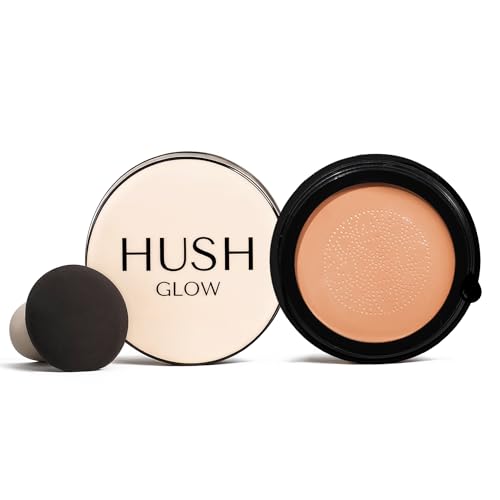 Hush Glow™ Foundation Cushion SPF 30 – Skincare-Infused Lightweight Foundation with Mushroom...
