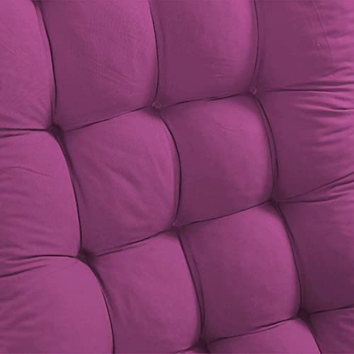 Lounger Cushion Pad, Garden Patio Thick Large Rocking Chair Cushion, Recliner Relax Chair Pad, for Rattan Recliner Indoor Outdoor,purple,48 * 120cm