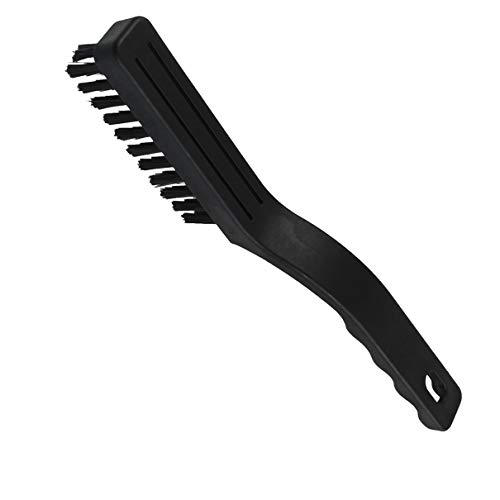 Aexit Black Grip Tool Sets 3 Rows 95mmx15mm Bristle Bristles Anti Static ESD Brush -Free Tool Sets PCB Cleaner