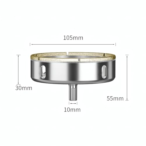 Set 2 Piezas Broca Diamante 24 mm para Vidrio y Cerámica miniatura 2