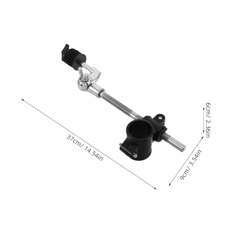 Soporte recto de metal para platillo de batería electrónica con abrazadera - Accesorios de percusión para práctica de estudio miniatura 4